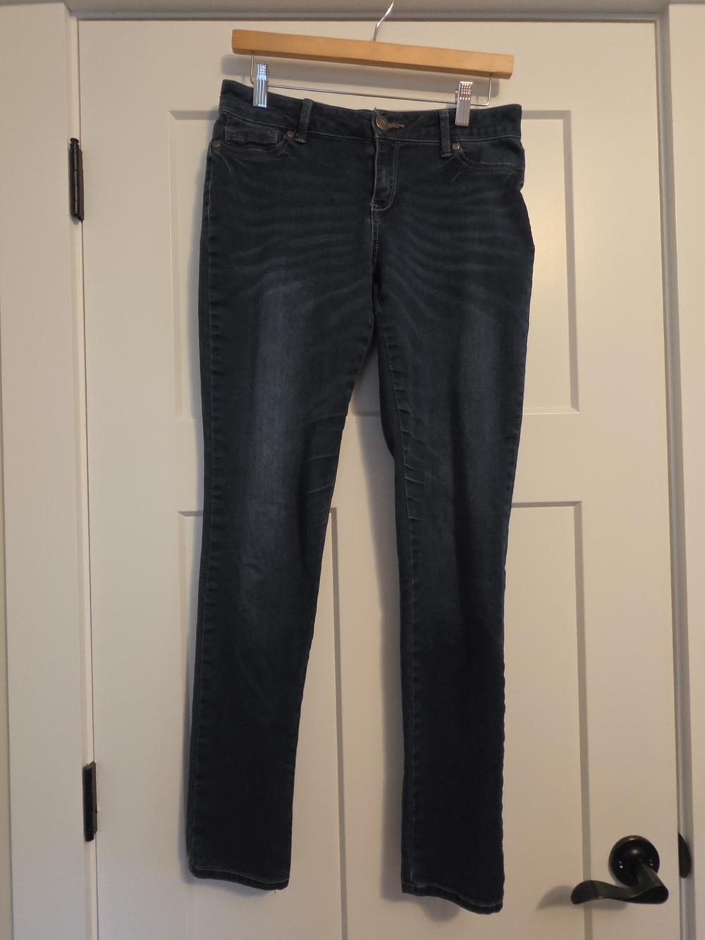 Express Dark Blue Straight Leg Women’s Jeans